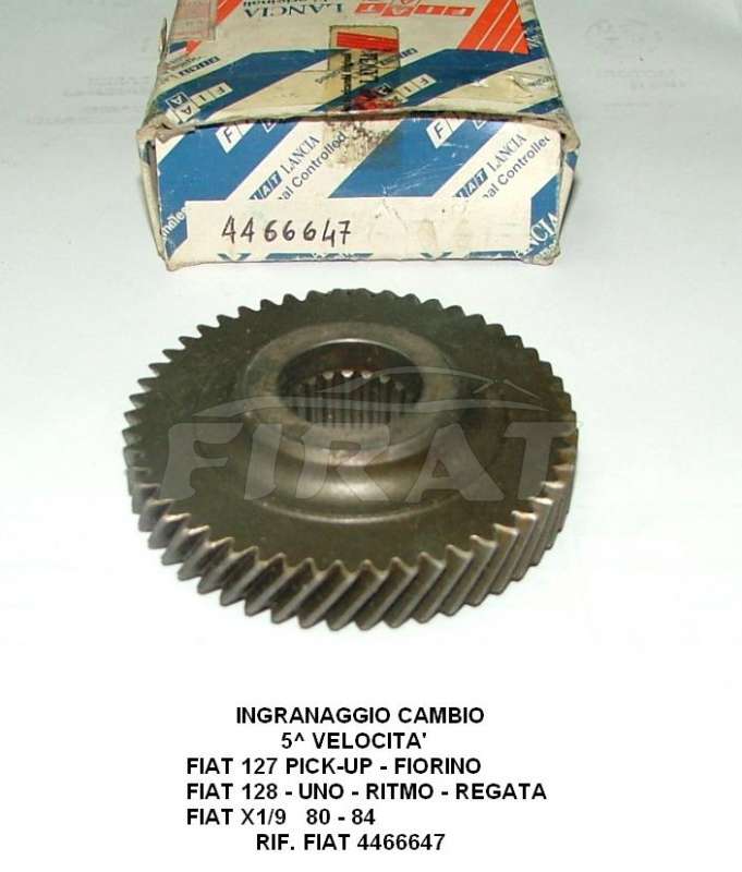 INGRANAGGIO CAMBIO FIAT 128-X1/9-REGATA-RITMO-127 5V. 4466647